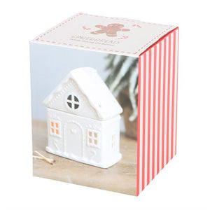 White  Gingerbread  house  burner