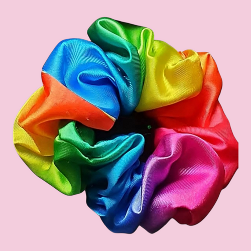 Rainbow Hair Srunchie