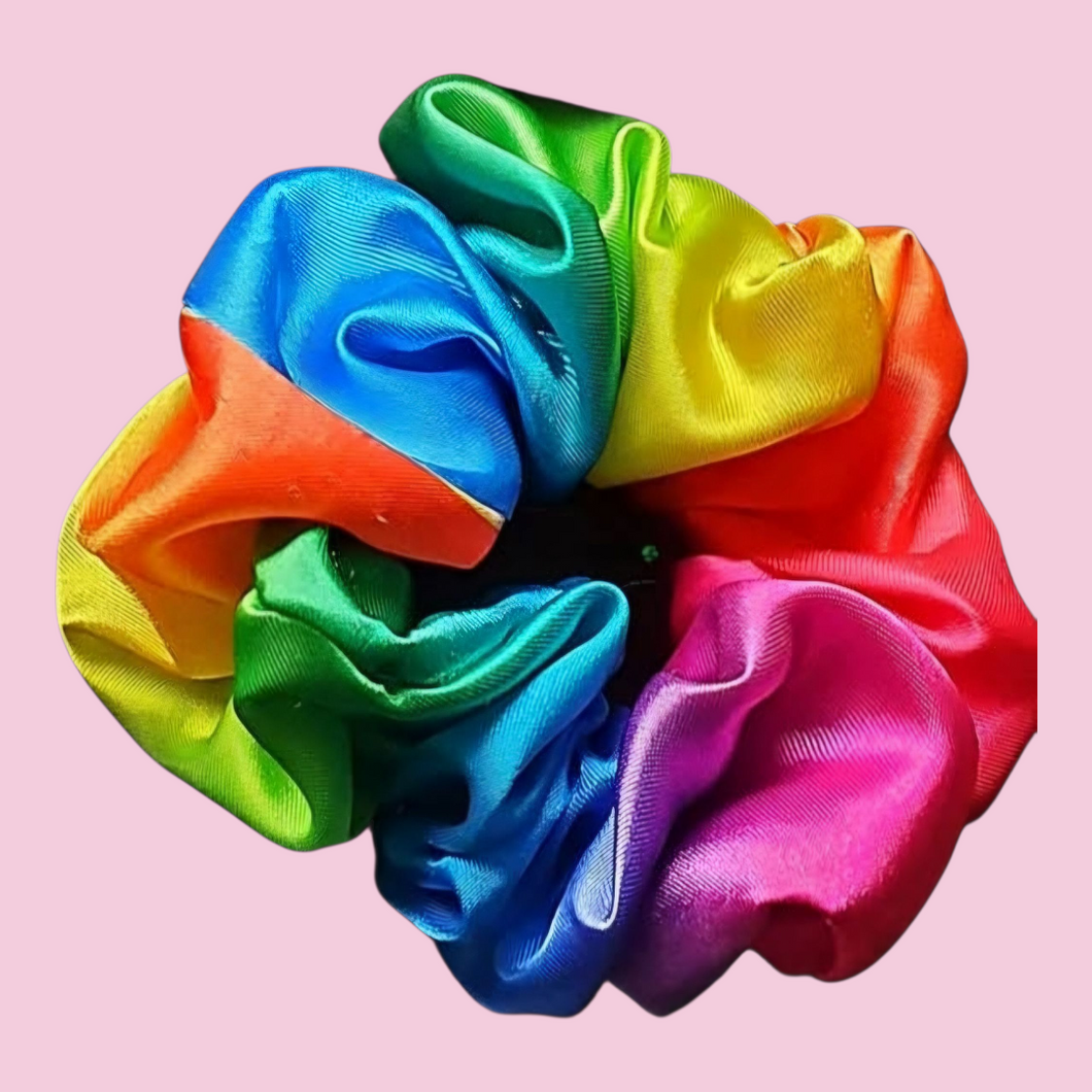 Rainbow Hair Srunchie
