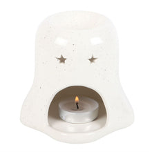 Load image into Gallery viewer, Ghost Shaped Oil Burner with Pumpkin