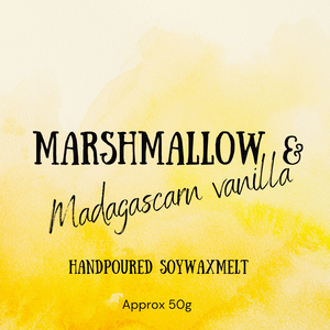 Marshmallow and madagascarn vanilla Waxmelt