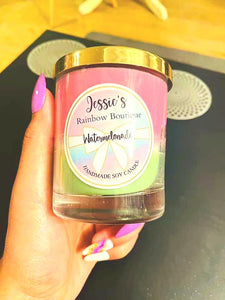 Watermelonade scented soy candle