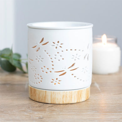 Dragonfly matte  ceramic oil burner