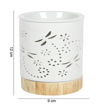 Load image into Gallery viewer, Dragonfly matte  ceramic oil burner