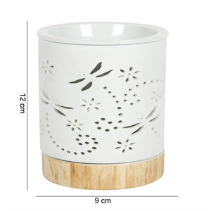 Dragonfly matte  ceramic oil burner