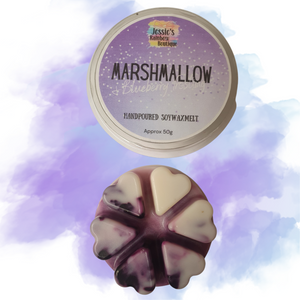 Marshmallow and  blueberry  frosting waxmelt